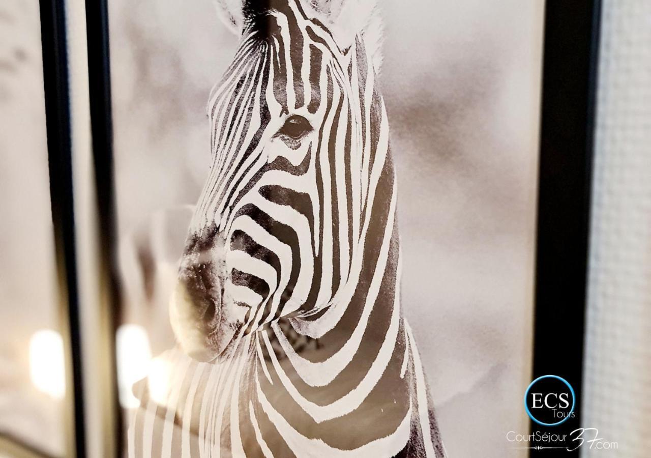 "Le Safari" - 2 Lits - Au Coeur Du Vieux Tours Daire Dış mekan fotoğraf